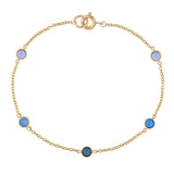 Vintage 18ct Gold Plated Swarovski Crystal Bracelet