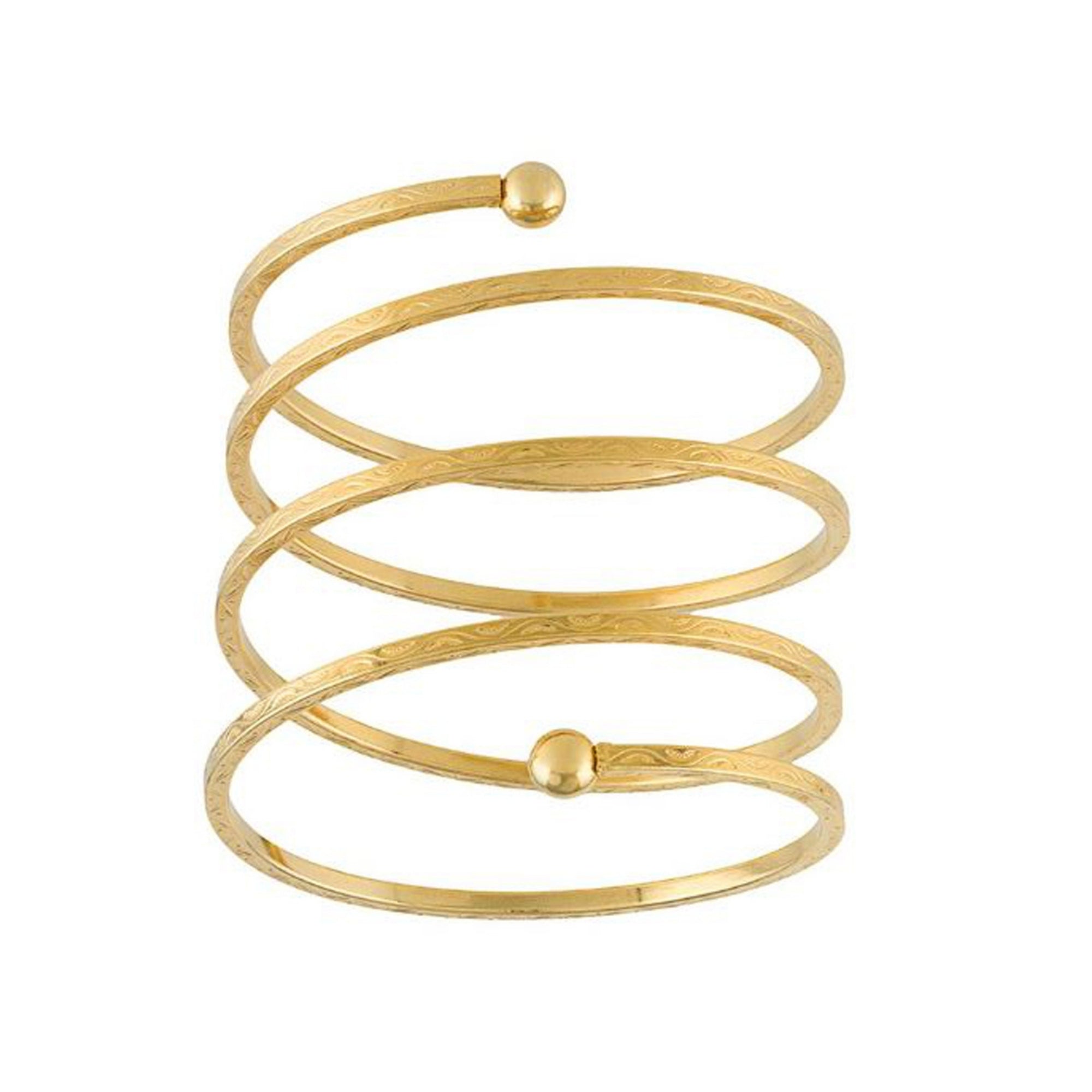 1990s Vintage Spiral Arm Cuff
