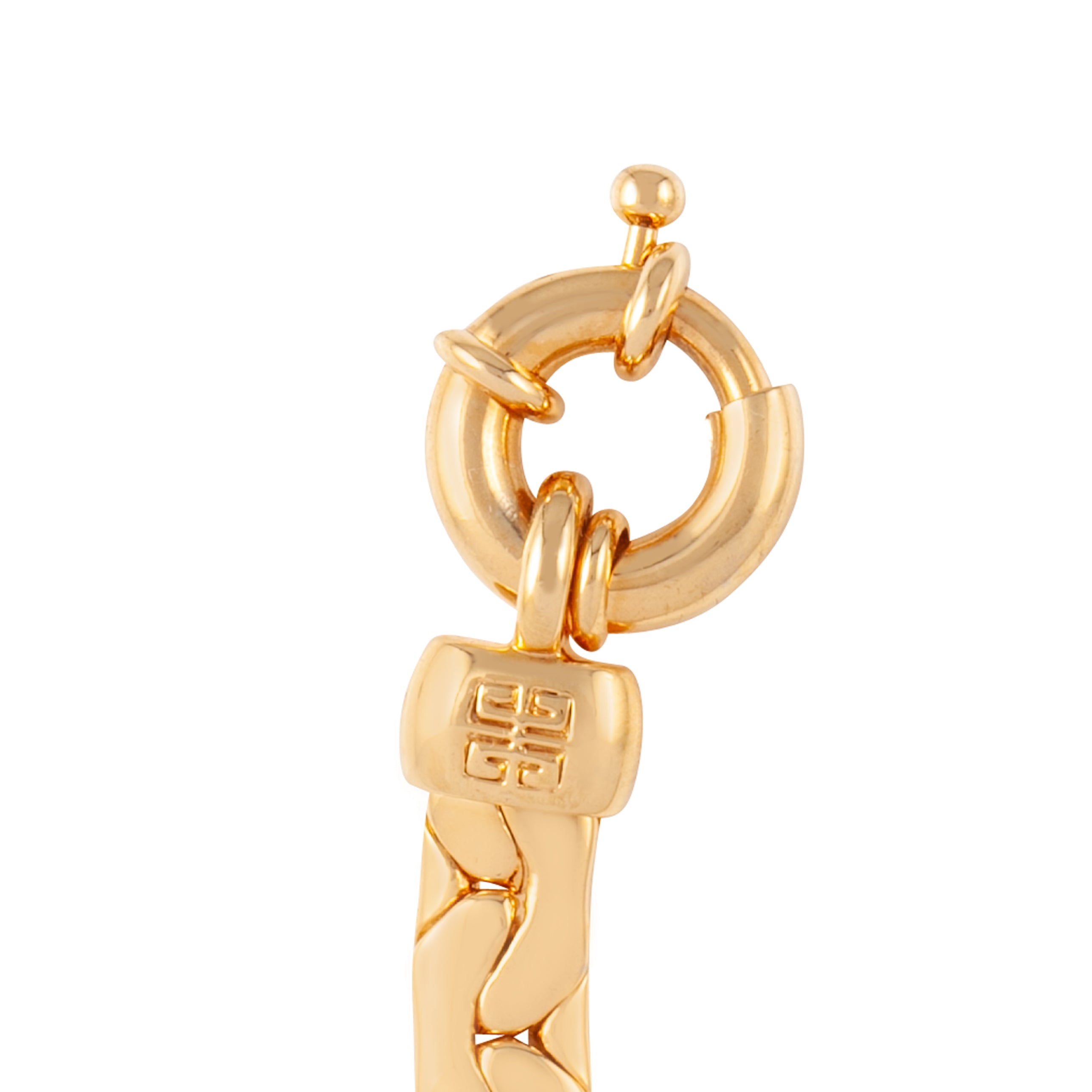 1980s Vintage Givenchy Flat Chain Bracelet