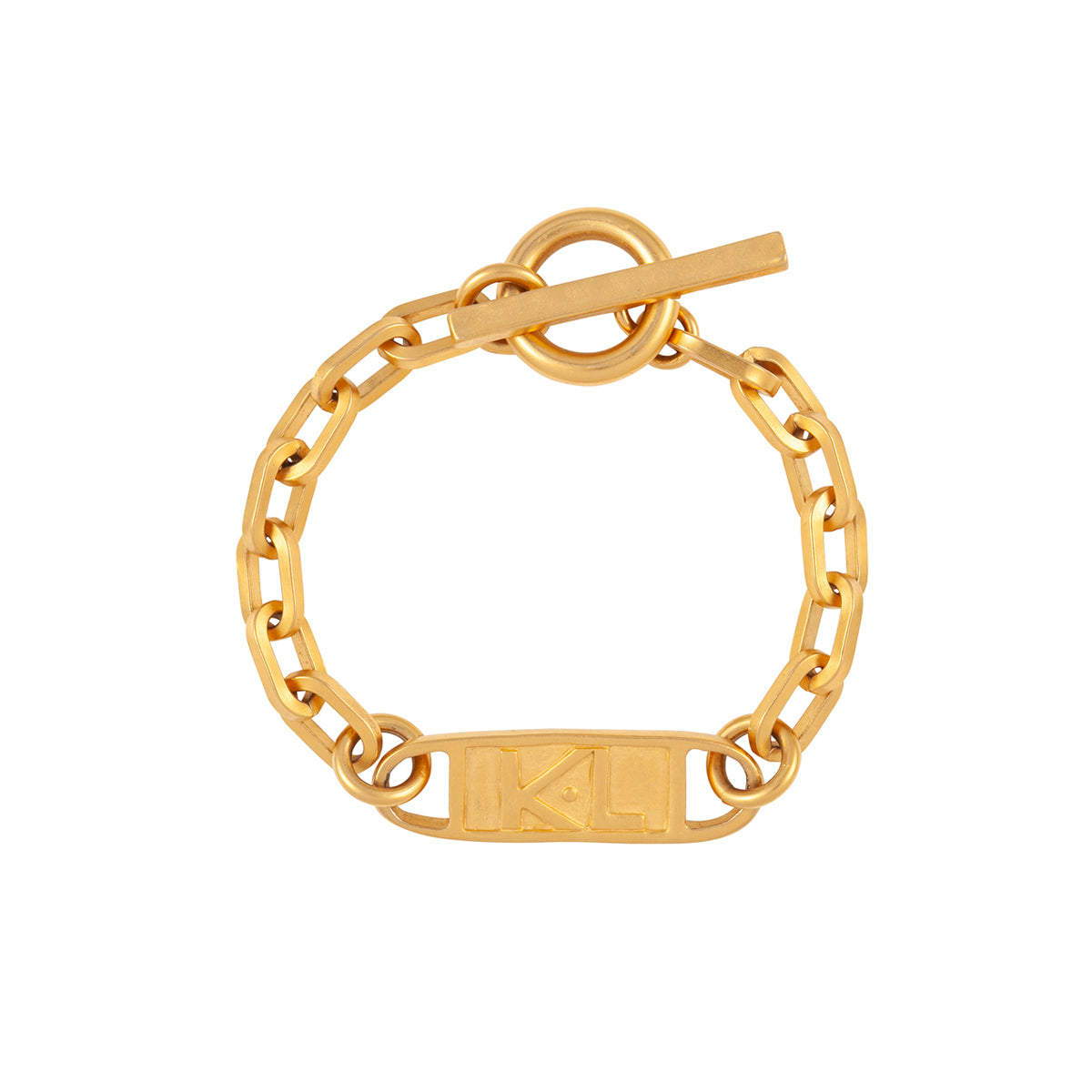 1980s Vintage Karl Lagerfeld Gemstone Bangle