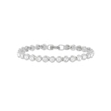 1990s Vintage Diamond Swarovski Crystal Tennis Bracelet