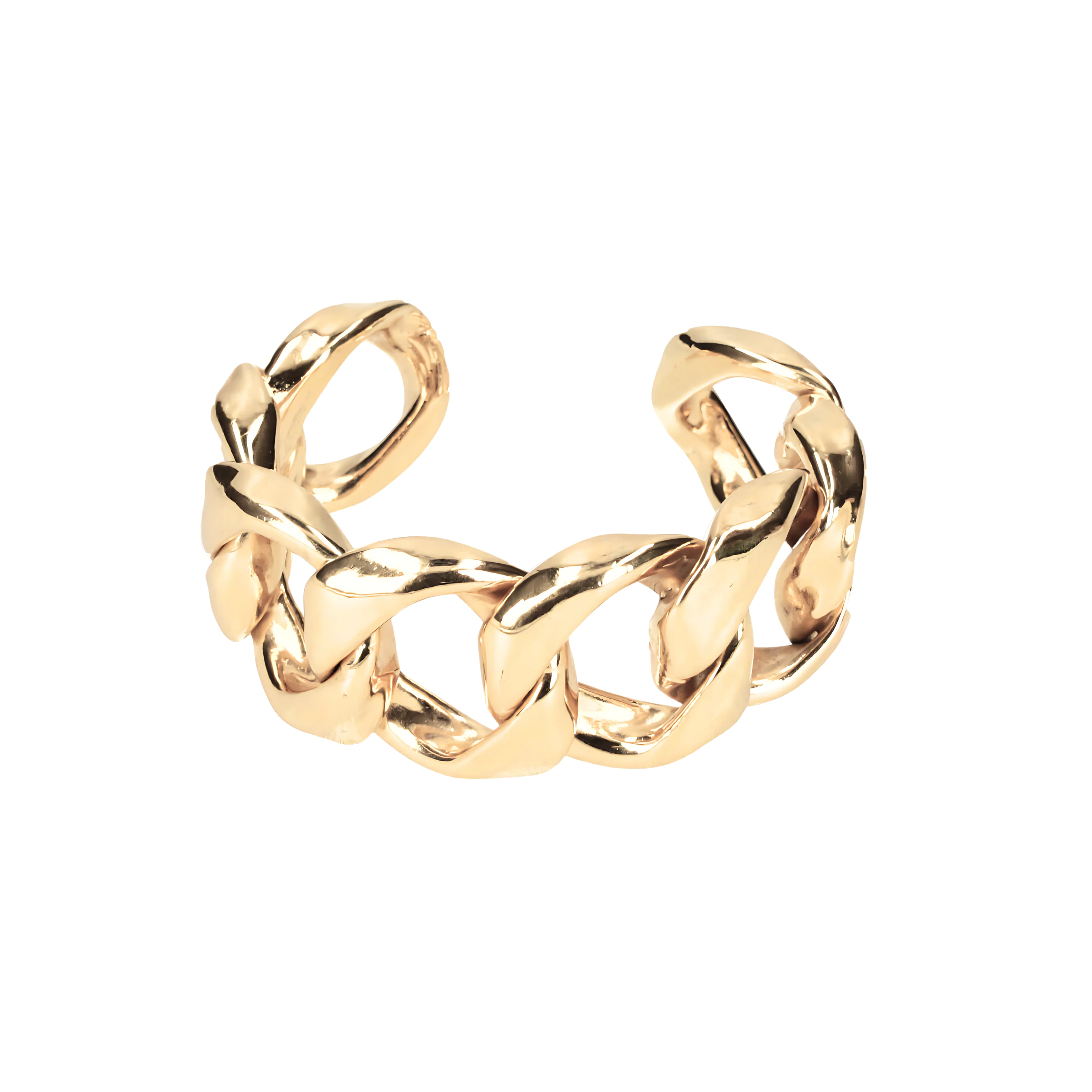 1980s Vintage Chanel Chain Link Cuff