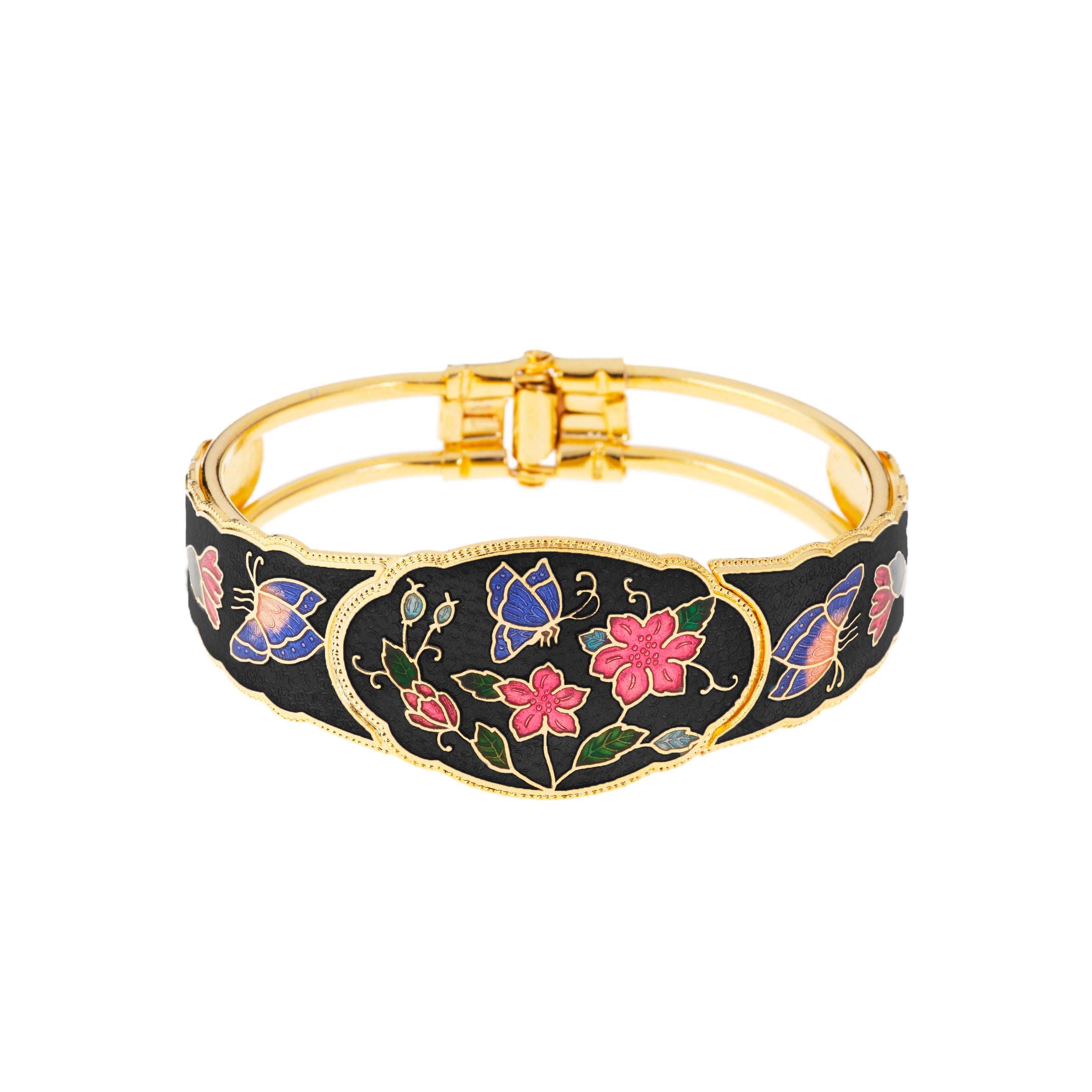1980s Vintage Cloisonné Bracelet