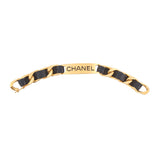 1995 Vintage Chanel Iconic Leather Bracelet