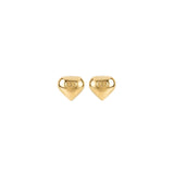 1990s Vintage Valentino Sculpted Heart Earrings