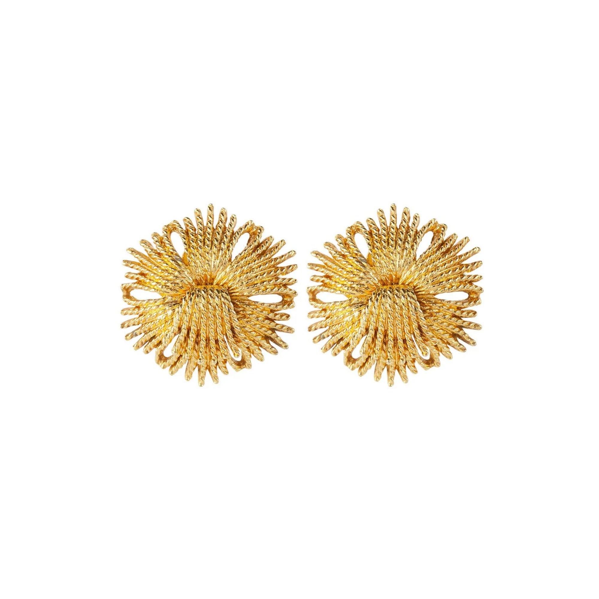1960s Vintage Monet Cordelia Clip-On Earrings