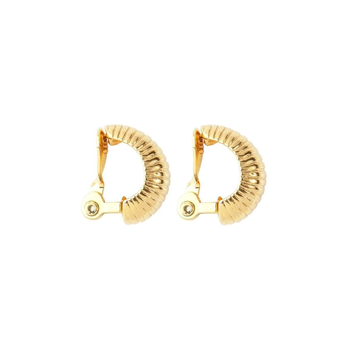 1980s Demi Hoop Earrings