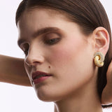 1980s Vintage Christian Dior Love Knot Clip-On Earrings