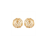 1980s Vintage Monet Gold Clip-On Earrings