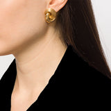 1980s Vintage Christian Dior Love Knot Clip-On Earrings