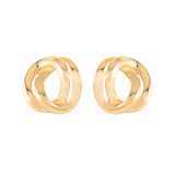1980s Vintage Monet Chain Link Earrings