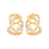 1990s Vintage Elizabeth Taylor Vine Clip-On Earrings