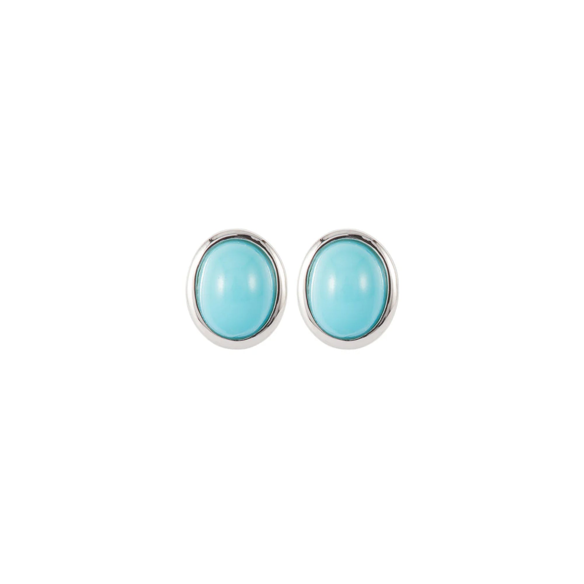 1980s Vintage D'Orlan Faux Turquoise Earrings
