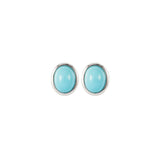 1980s Vintage D'Orlan Faux Turquoise Earrings