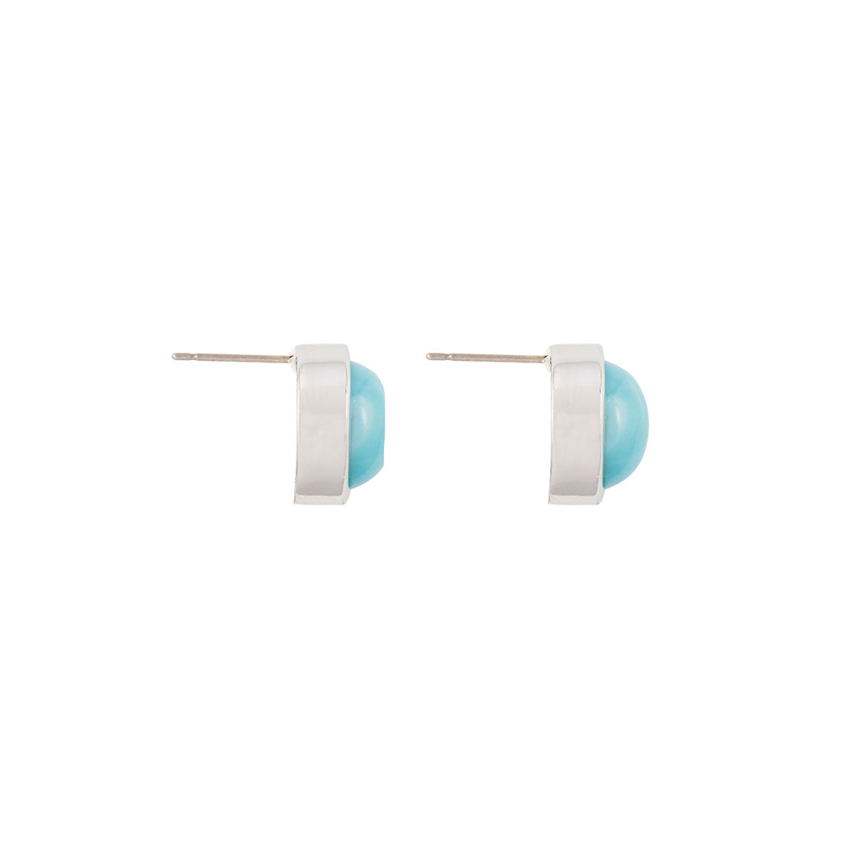 1980s Vintage D'Orlan Faux Turquoise Earrings
