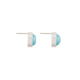 1980s Vintage D'Orlan Faux Turquoise Earrings