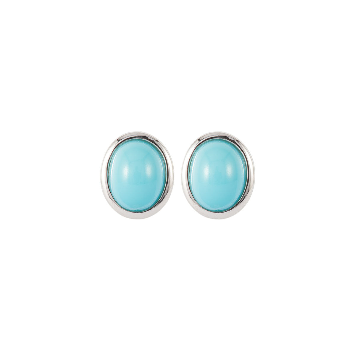 1980s Vintage D'Orlan Faux Turquoise Earrings