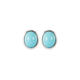 1980s Vintage D'Orlan Faux Turquoise Earrings