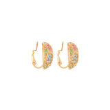 1980s Vintage D'Orlan Swarovski Crystal Clip-On Earrings