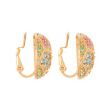 1980s Vintage D'Orlan Swarovski Crystal Clip-On Earrings