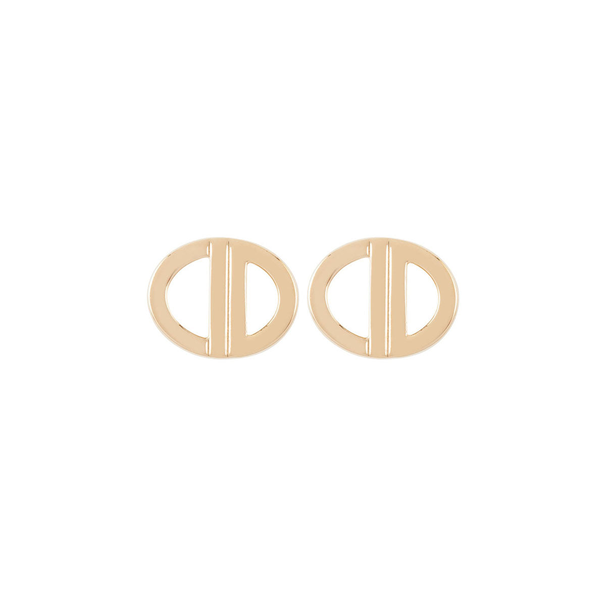 1990s Vintage Christian Dior Logo Clip-On Earrings