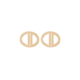 1990s Vintage Christian Dior Logo Clip-On Earrings