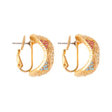 1980s Vintage D'Orlan Pastel Coloured Earrings