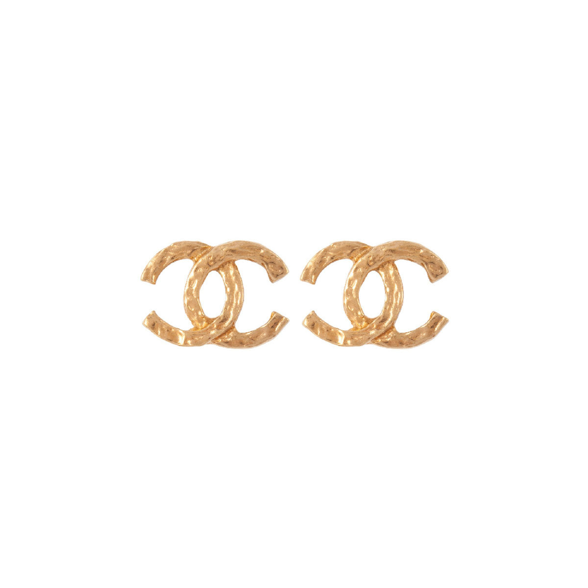 1980s Vintage Logo Clip On Earrings