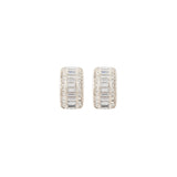 1980s Vintage Christian Dior Demi-Hoop Clip-On Earrings