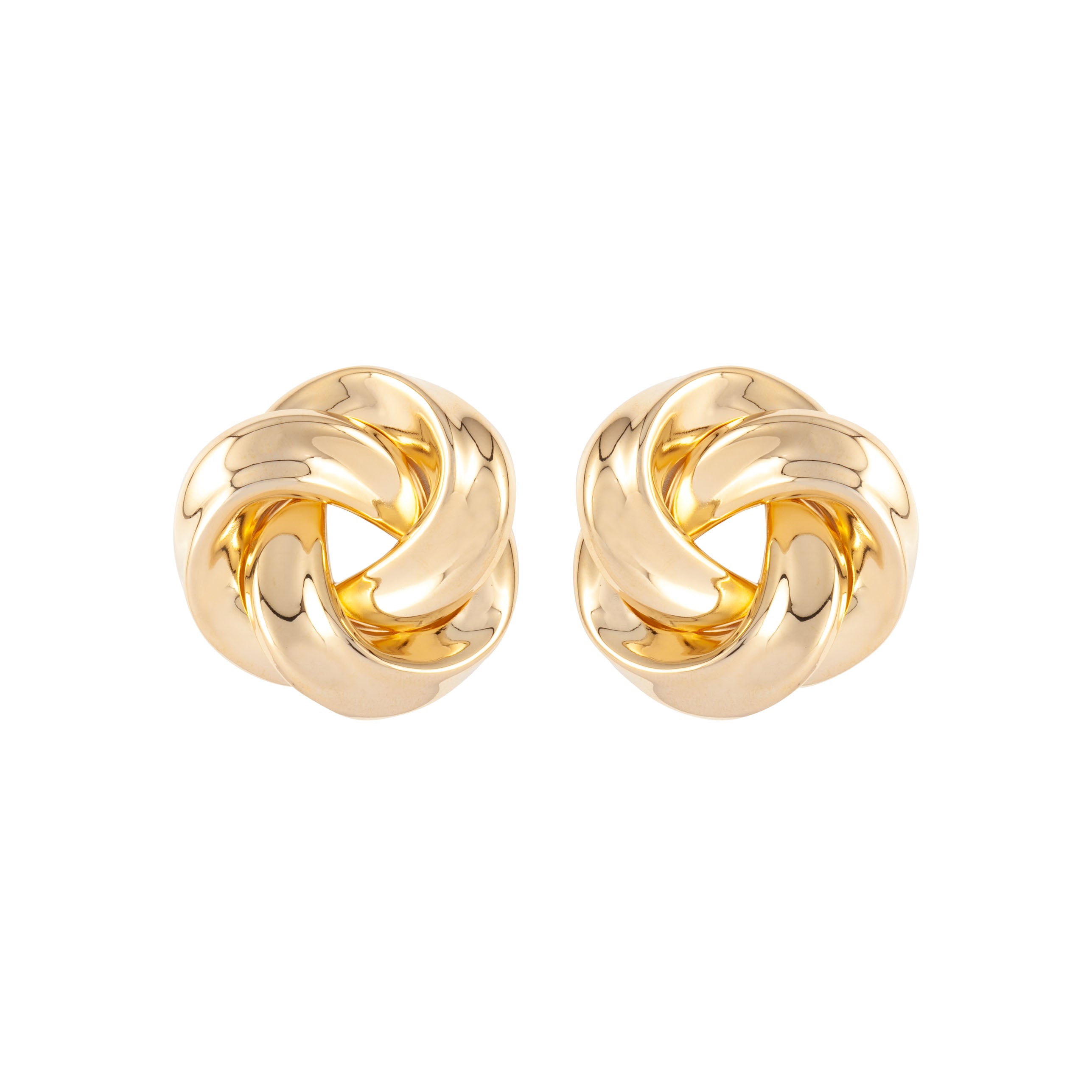 1980s Vintage Intertwined Earrings