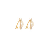 1980s Vintage Christian Dior Faux Pearl Clip-On Earrings