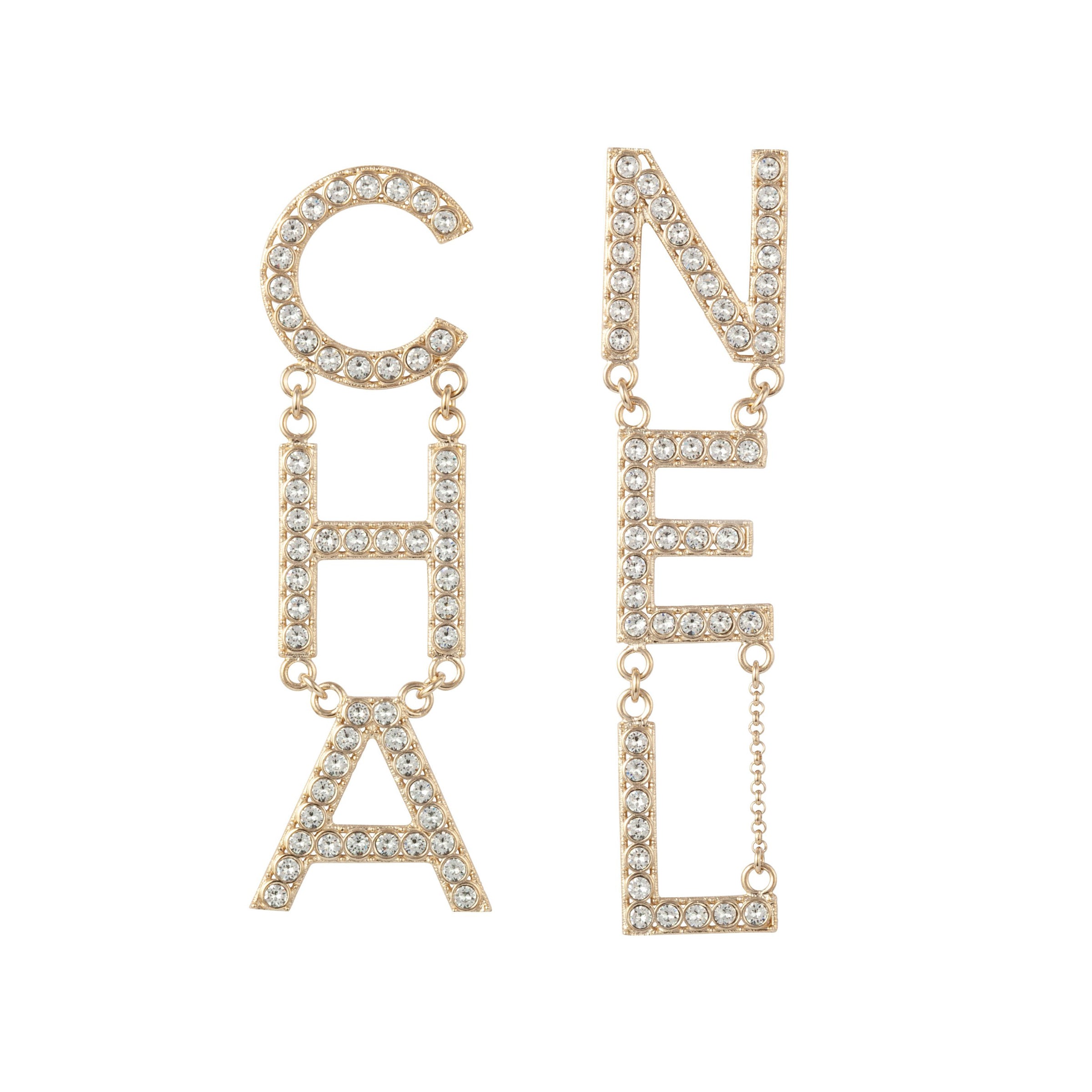 2019 Chanel Mismatched Statement Earrings
