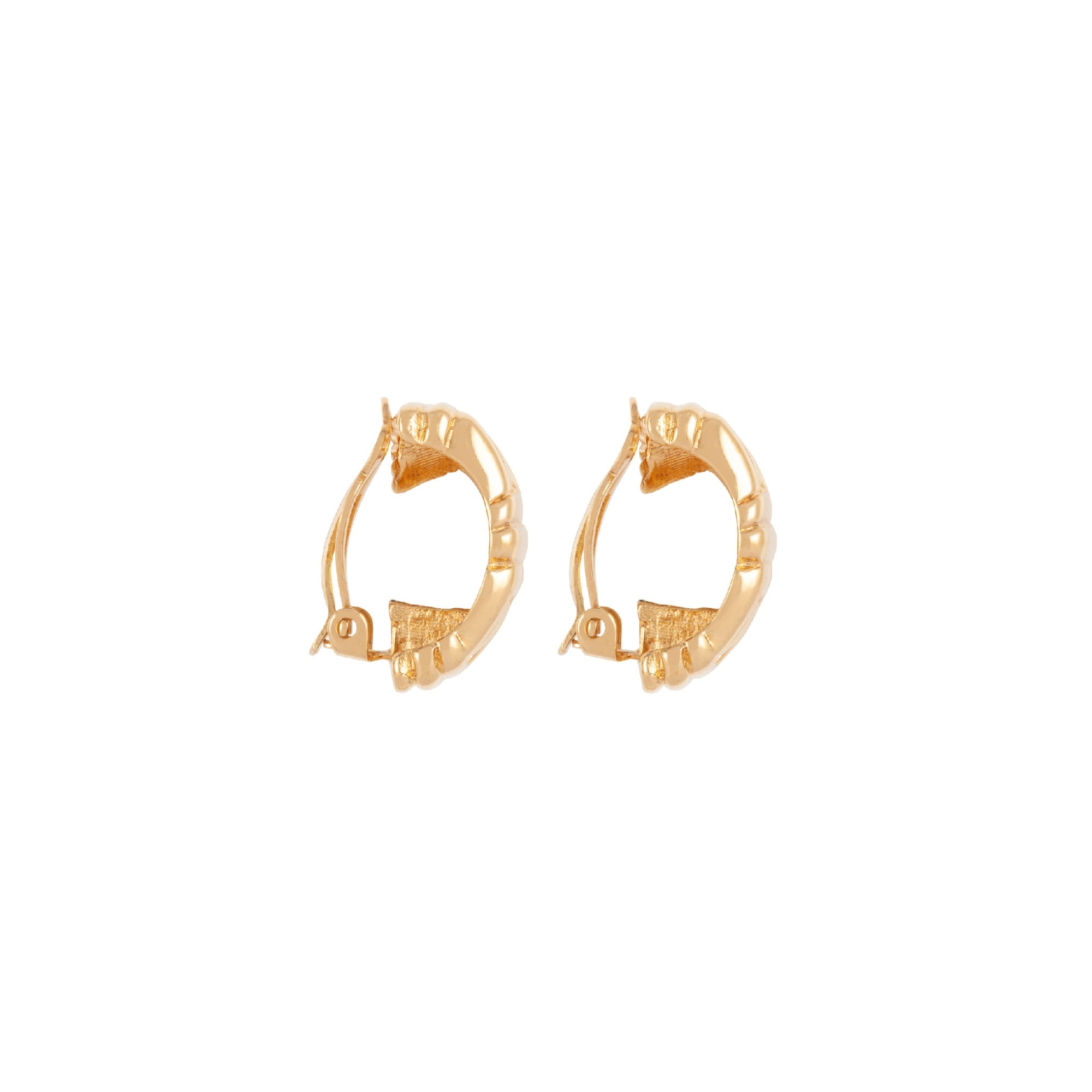 1980s Vintage Givenchy Logo Clip-On Earrings As Seen In The Crown Season 5