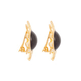 1980s Vintage Sun Clip-On   Earrings