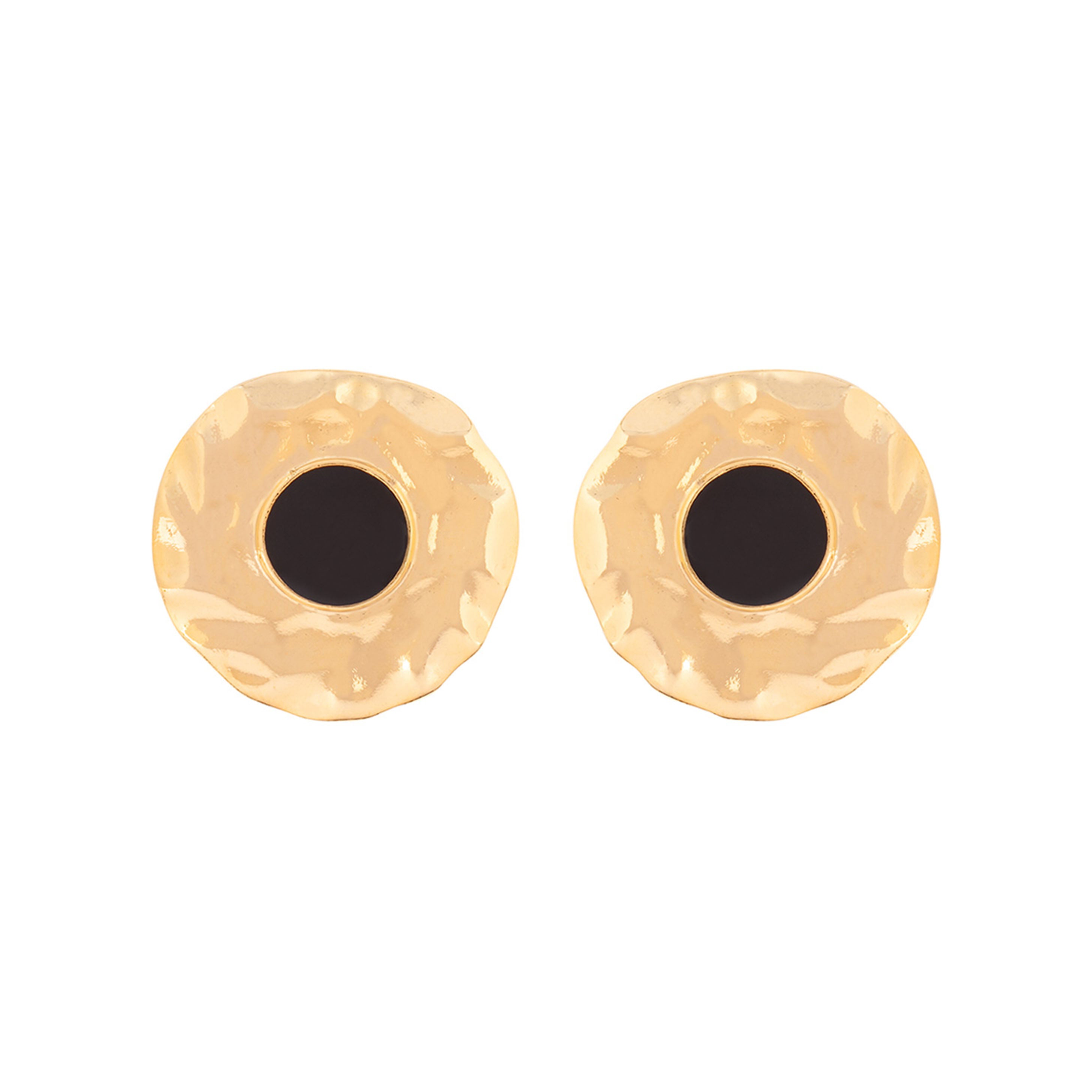 1980s Vintage Statement Border Clip-On Earrings
