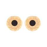 1980s Vintage Statement Border Clip-On Earrings
