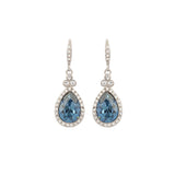 2000s Givenchy Faux Sapphire Earrings