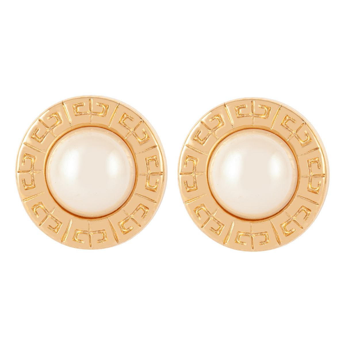 1980s Vintage Givenchy Clip-On Earrings