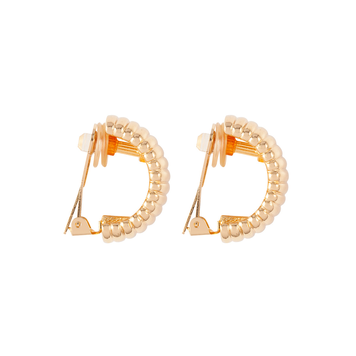 1980s Vintage Givenchy Demi-Hoop Clip-On Earrings