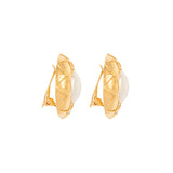1980s Vintage Chanel Faux Pearl Clip-On Earrings