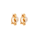 1980s Vintage Chanel Faux Pearl Clip-On Earrings