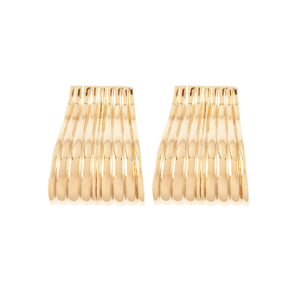 1980s Vintage Nina Ricci Wave Post Earrings
