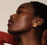 1980s Vintage Nina Ricci Wave Post Earrings