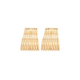 1980s Vintage Monet Sculpted Clip-On Earrings