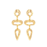 1990s Vintage Stylised Drop Earrings