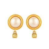 1990s Vintage Karl Lagerfeld Clip-On Earrings