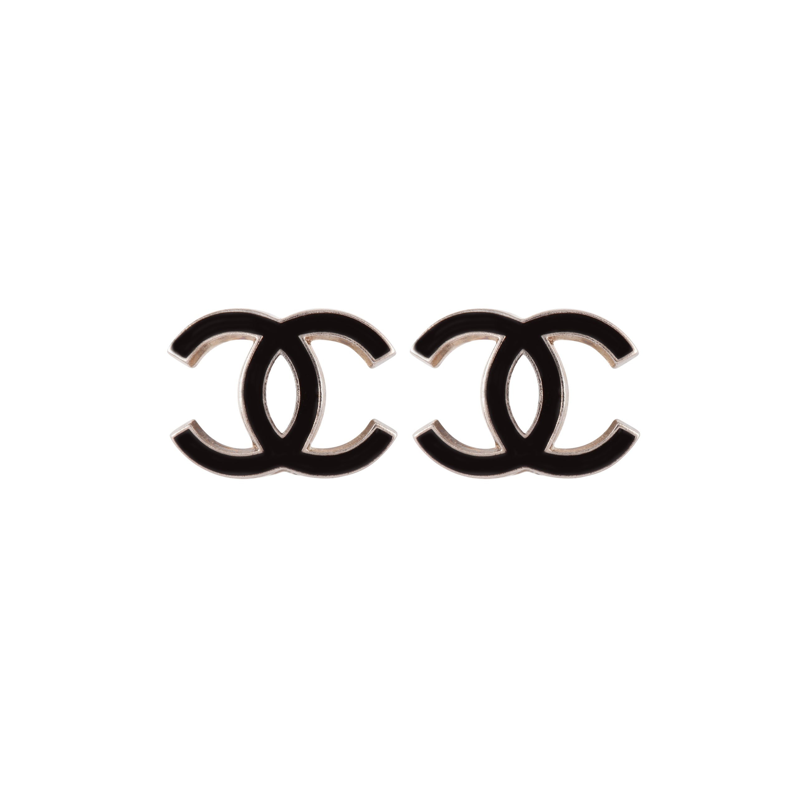 2006 Chanel CC Logo Clip-On Earrings