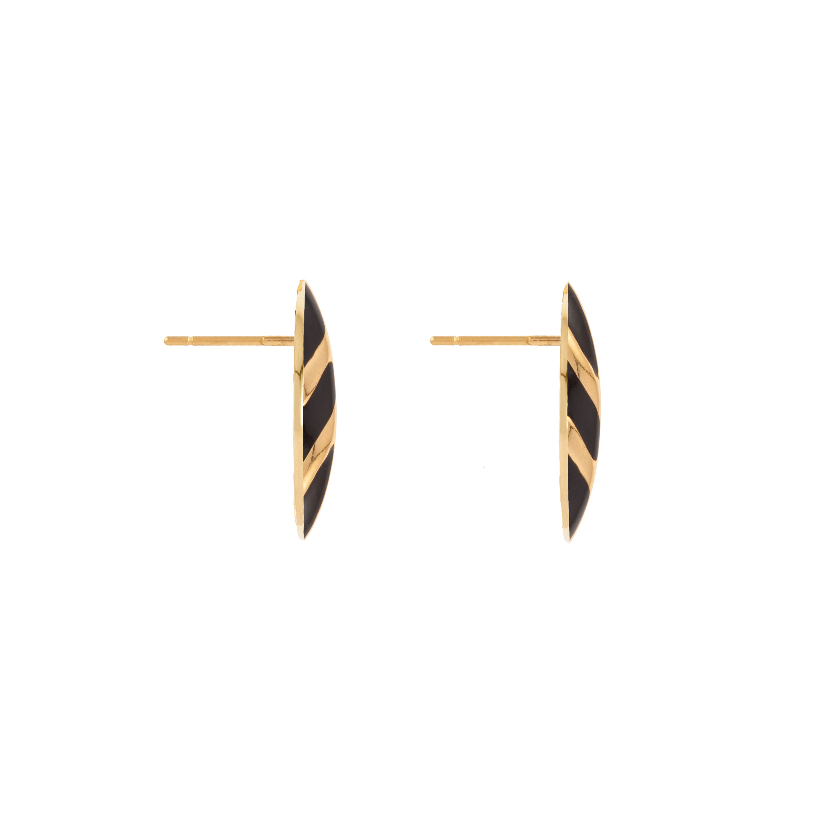 1980s Vintage Monet Stylised Round Post Earrings