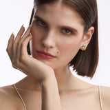 1980s Vintage D'Orlan Colourful Round Clip-On Earrings