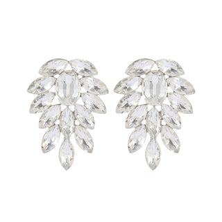 Marquis Cut Crystal Earrings